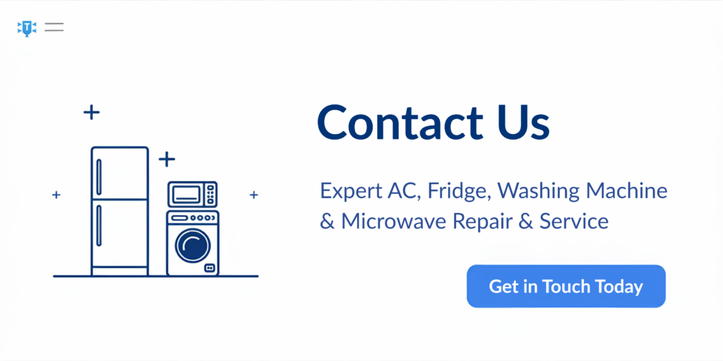 ac repair, fridge repair, washing machine repair, microwave repair